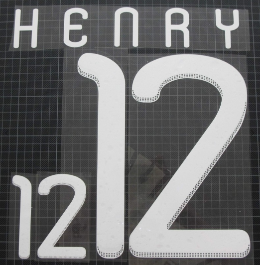 HENRY FRANCE WORLD CUP 2010 AWAY PLAYER SIZE BLUE NAMESET