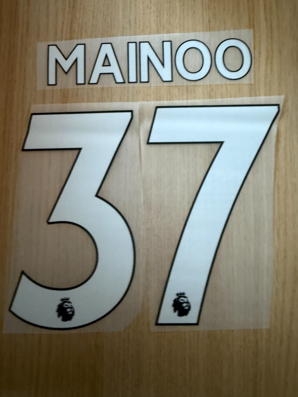 Mainoo 37 Manchester u Premier League Football Shirt Current nameset KIDS size