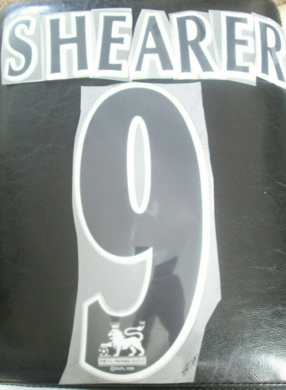 SHEARER #9 1997-2005 Newcastle Player Size Premier League Black Nameset UK STOCK