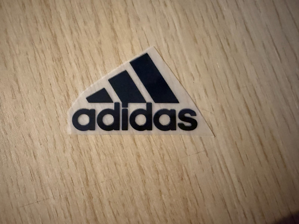 Adidas Black Silicon Iron On Patch Badge