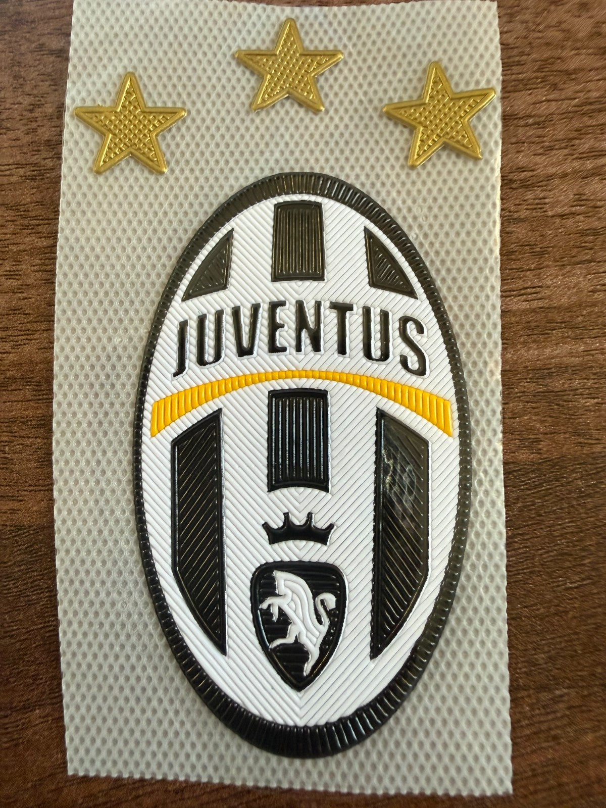 Serie A Scudetto Juventus white black Silicon Iron On Patch Badge