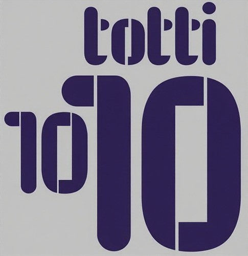 Totti #10 Euro 2008 Italy choose Away Player Size Nameset Football