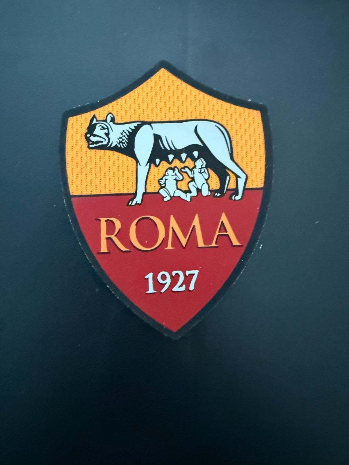Serie A Scudetto AS Roma 2017- Silicon Iron On Player Size Patch Badge