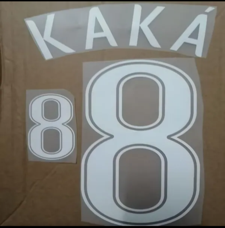 Brazil 2006 Kaka 8 Away PLAYER SIZE NAMESET
