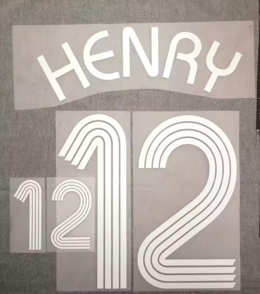HENRY FRANCE WORLD CUP 2006 AWAY PLAYER SIZE WHITE NAMESET
