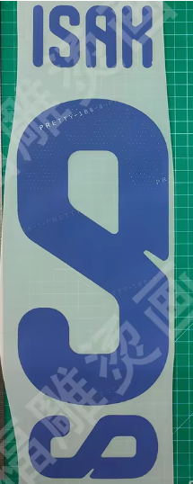 Isak #9 Sweden Home 2026 Player Size Nameset UK stock Liverpool