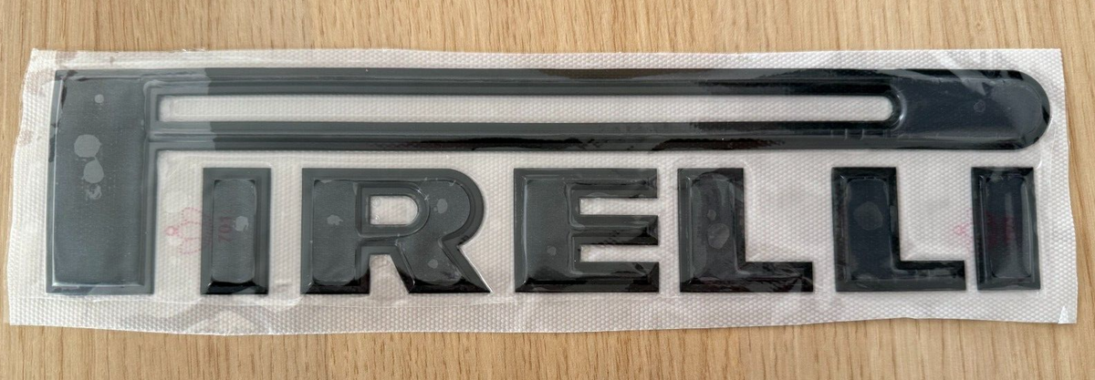 Pirelli Inter Milan Sponsor Patch BLACK 3D Repro for Football Shirt