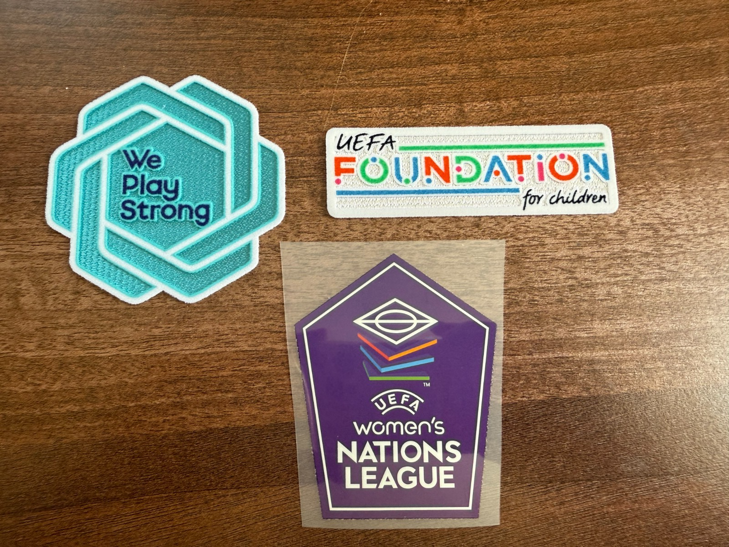 2022-2025 Womens Nations League Patch Set Tournament Foundation Player Size
