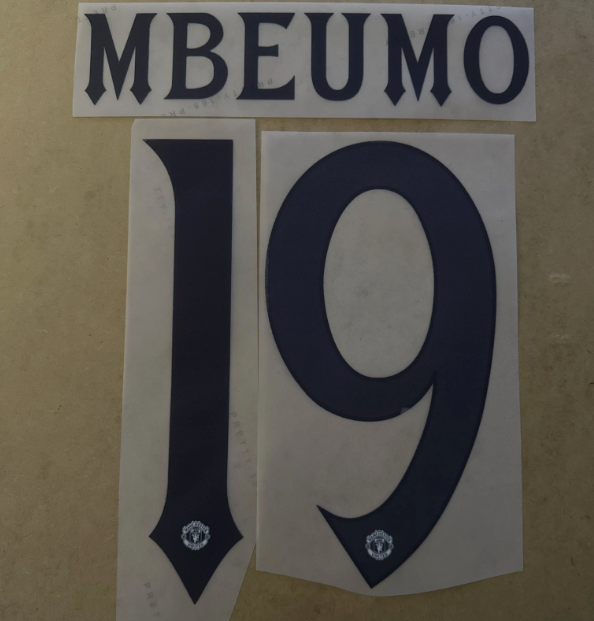 Mbeumo #19 2025-26 Player Size Cup Third Nameset Manchester United
