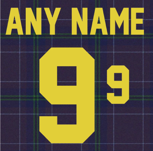 Scotland 1996 Any Name Number Football Shirt Soccer Numbers Heat Football Umbro