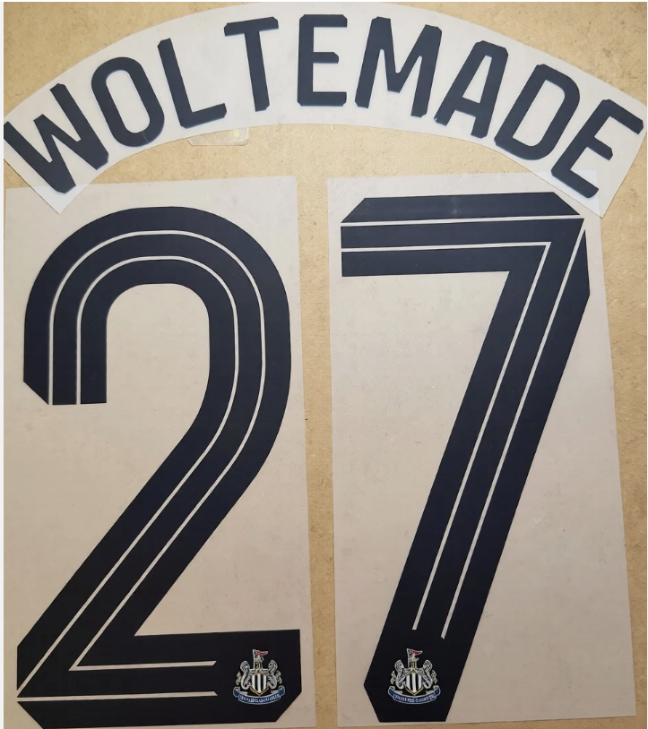 NEWCASTLE WOLTEMADE 27 2024-2026 HOME Carabao Cup PLAYER SIZE Nameset Winners