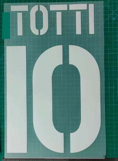 Totti #10 2003-2005 Roma Home Player Size Nameset UK stock