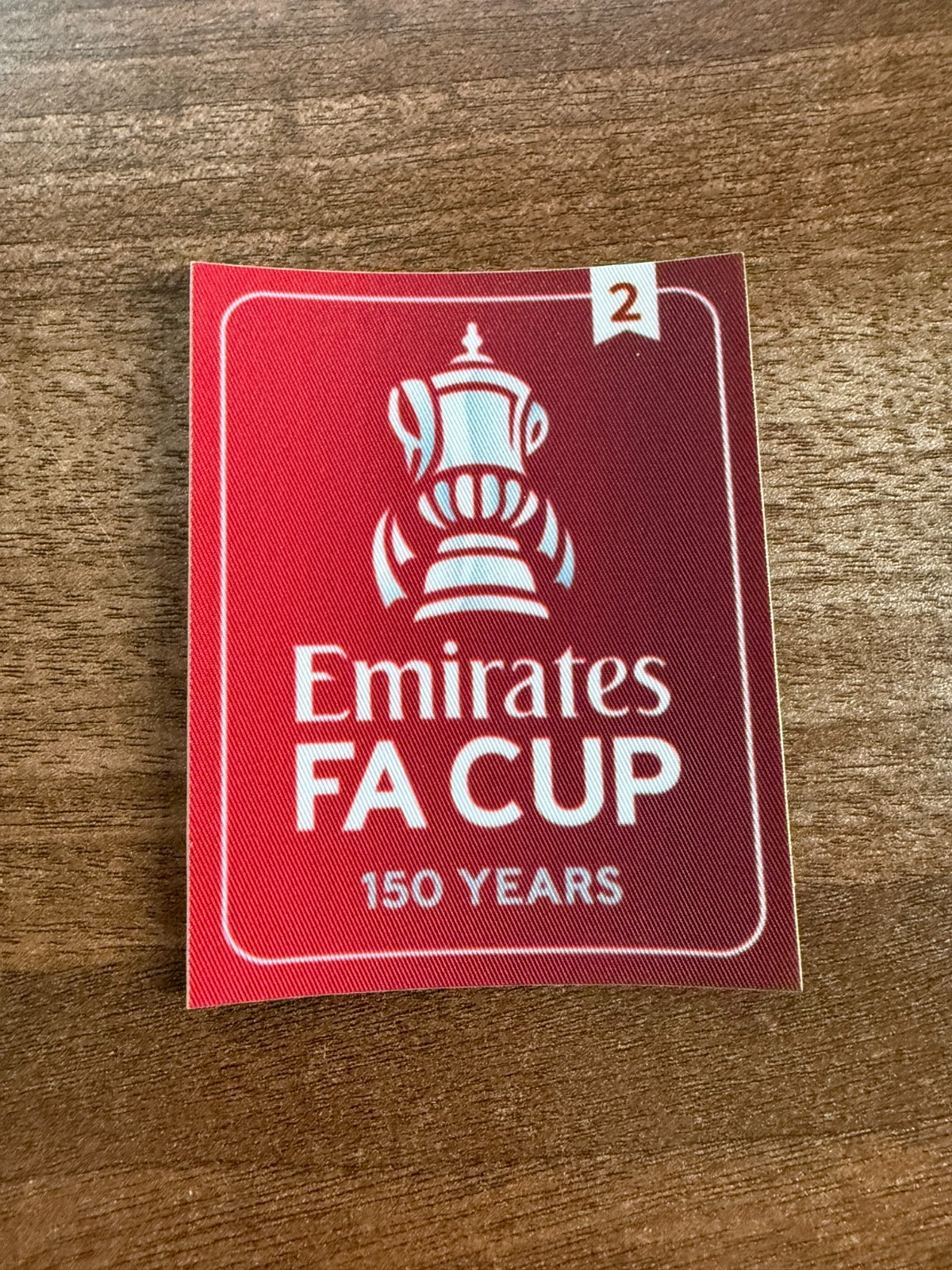 2 x Winners Emirates Fa Cup Newcastle Blackburn patch player badge 2021-2022