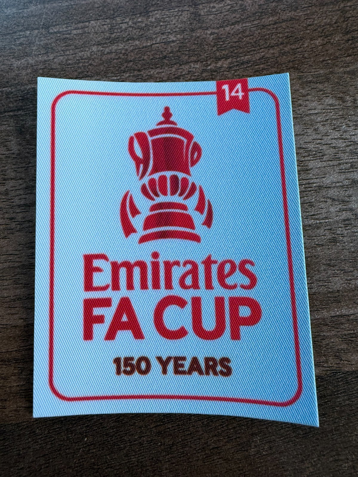 14 x Winners Arsenal Emirates Fa Cup patch player badge 2021-2022