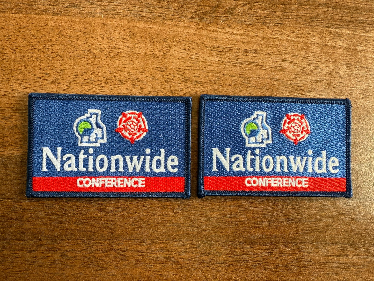 Nationwide 1996-2000 Football League Conference pair patch player size Iron On