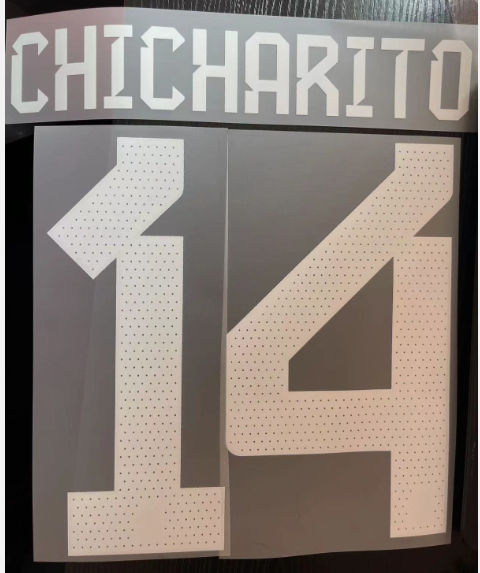 Chicharito 14 Mexico Home World Cup 2022 NAMESET PLAYER SIZE
