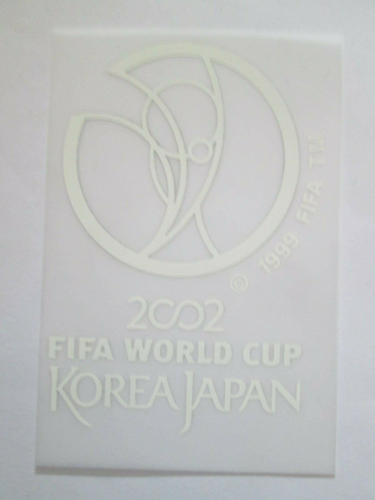 World Cup 2002 White Sleeve Patches Badges Shirt Player Size Japan UK STOCK