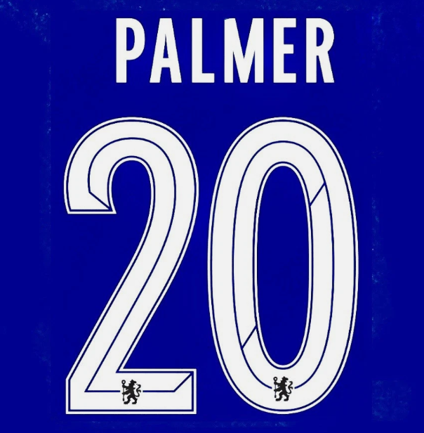 CHELSEA Palmer 2019-2025 HOME AWAY PLAYER SIZE NAMESET