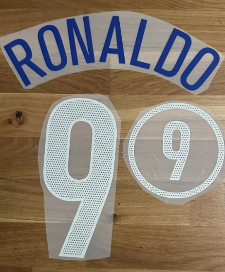 Ronaldo #9 2003-2005 Player Size Brazil PLASTIC Nameset UK STOCK