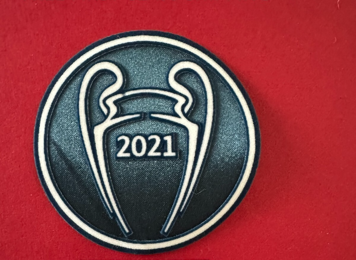 Champions League Trophy Winner 2021 Chelsea patch player size Iron On UK STOCK