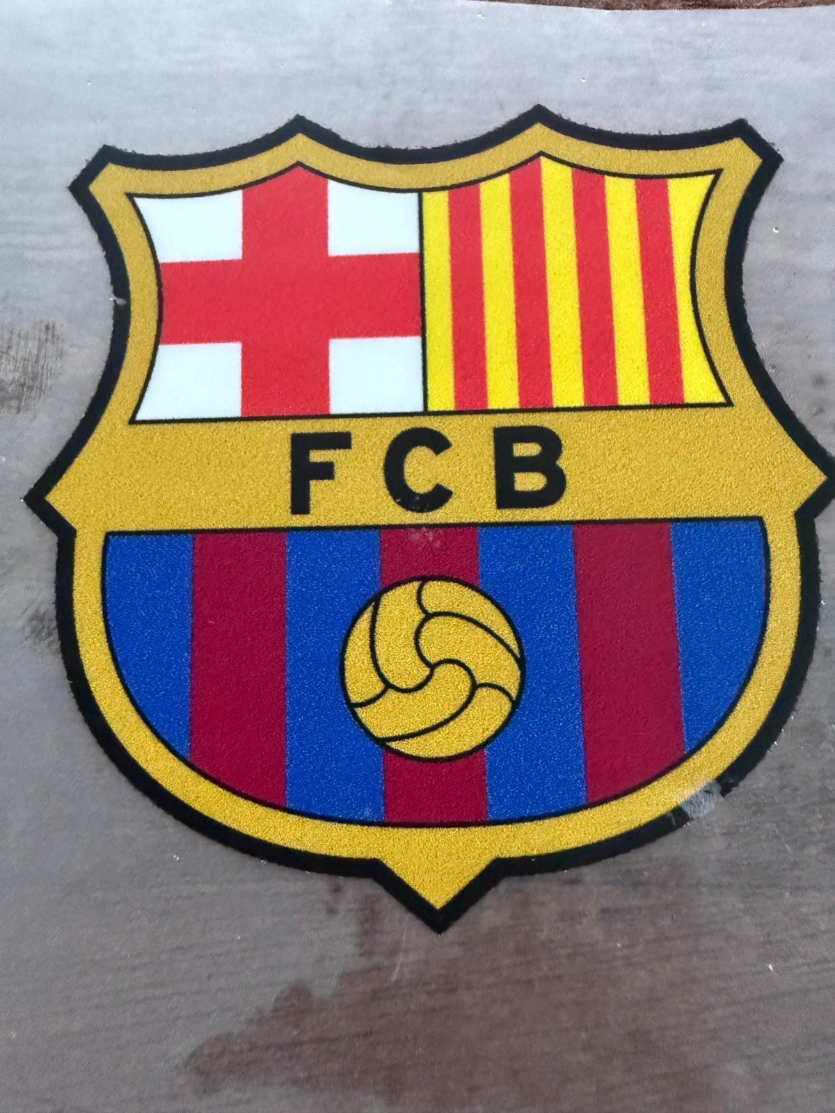 La Liga Barcelona Home DTF Iron On Patch Badge