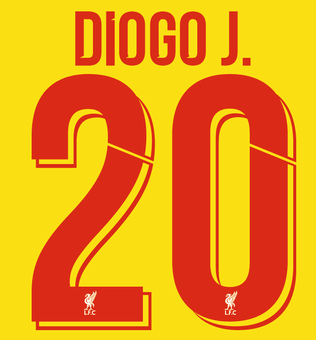 LIVERPOOL CUP 2021-2022 DIOGO.J Jota 20 RED PLAYER SIZE