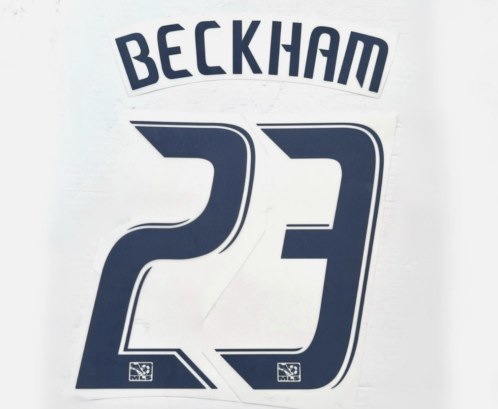 Beckham 23 La Galaxy Home nameset player size football shirt