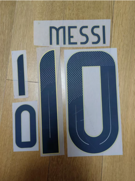MESSI 10 ARGENTINA WORLD CUP 2024 PLAYER SIZE NAMESET