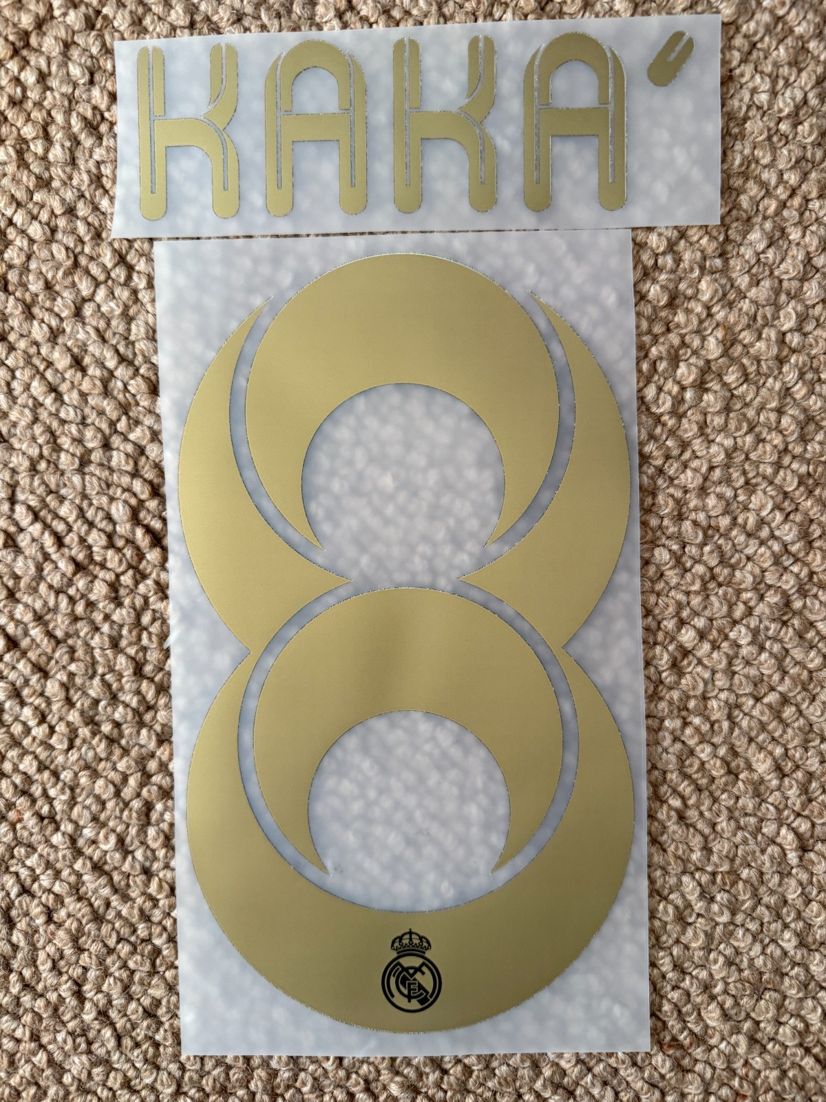 Kaka #8 2011-2012 Home Real Madrid Player Size Nameset UK stock