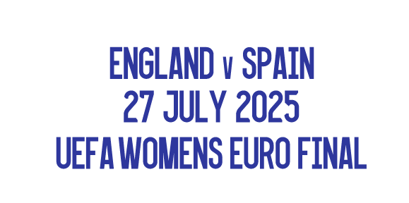 Euro 2025 England v Spain Match Detail Patch Football Shirt
