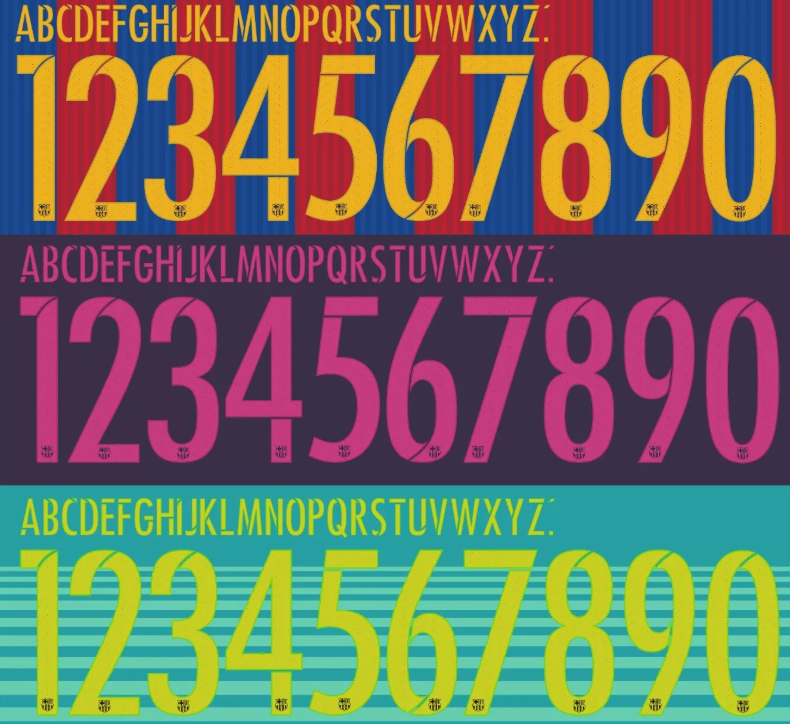 Choose Name Number Set For Barcelona La Liga 2016-2017 Home Away Football
