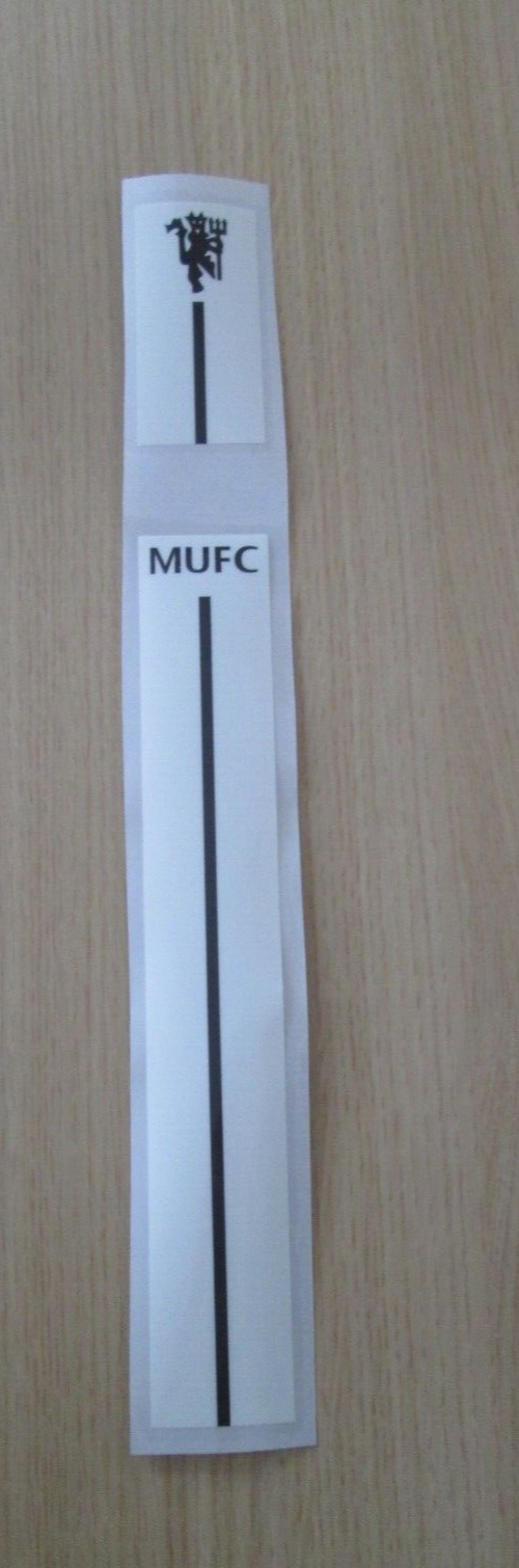 Manchester United White Stripe Replacement 07-09 Football Shirt patch UK STOCK