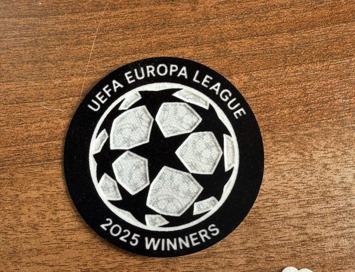 CL Tottenham Europa Winners 2025 Player Size Sleeve Patch Spurs League