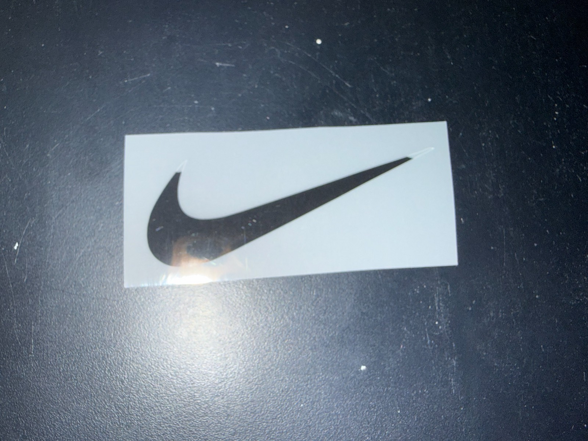 Nike Black Silicon Iron On Patch Badge