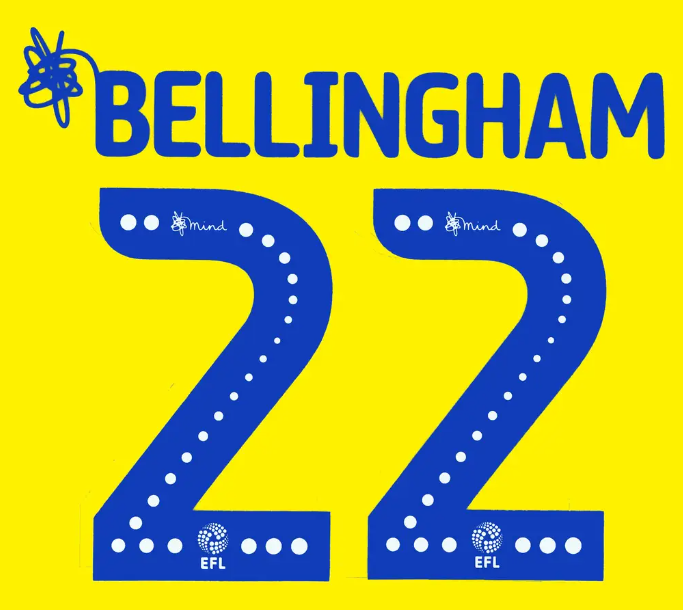 Number 22 Bellingham 2019-2020 Player Size Birmingham Choose Colour