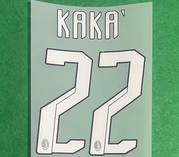 Kaka #22 2005-2006 Ac Milan Player Size White Nameset UK stock