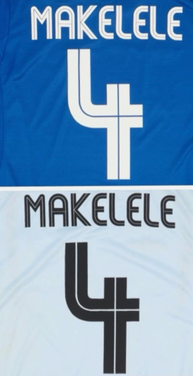 Makelele 4 2004-2006 Player Size Premier League Choose Nameset UK STOCK Chelsea