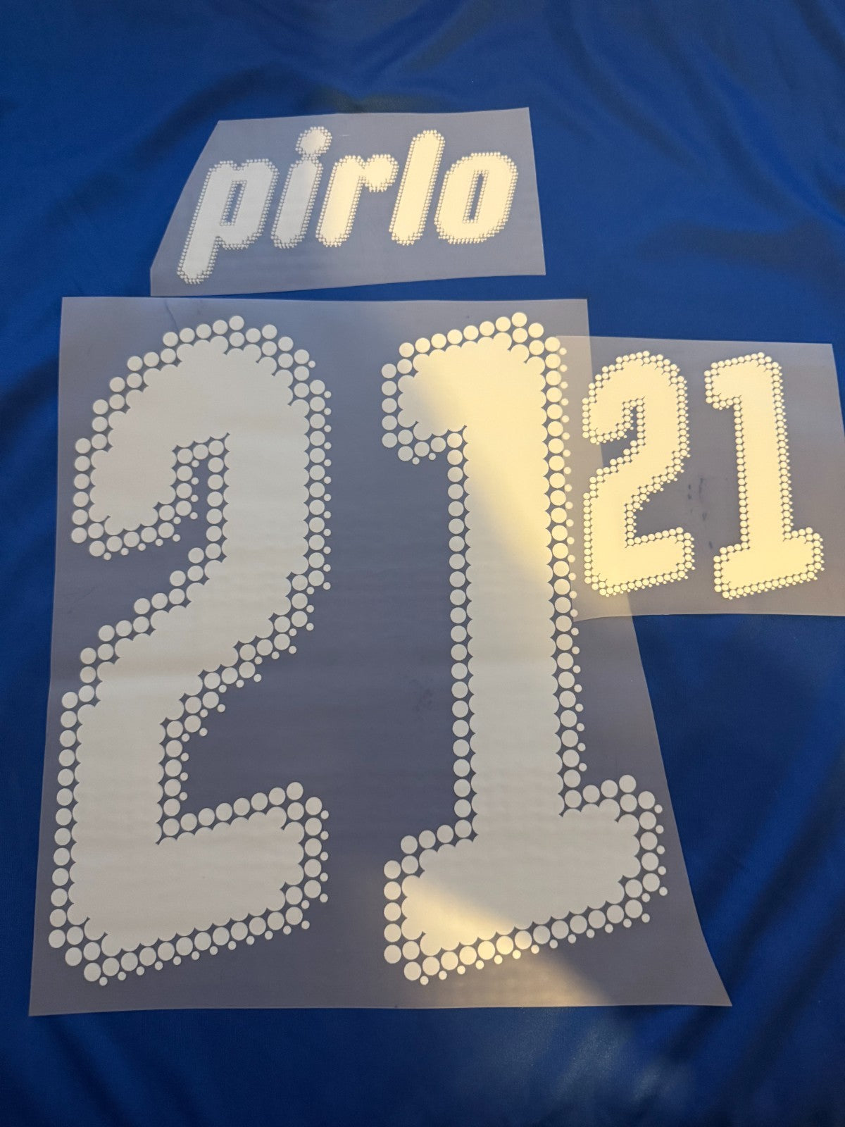 Pirlo #21 Euro 2008 Italy choose Home Player Size Nameset Football