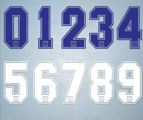 Custom Any Number Football Shirt Soccer Numbers Meyba 1992 Barcelona