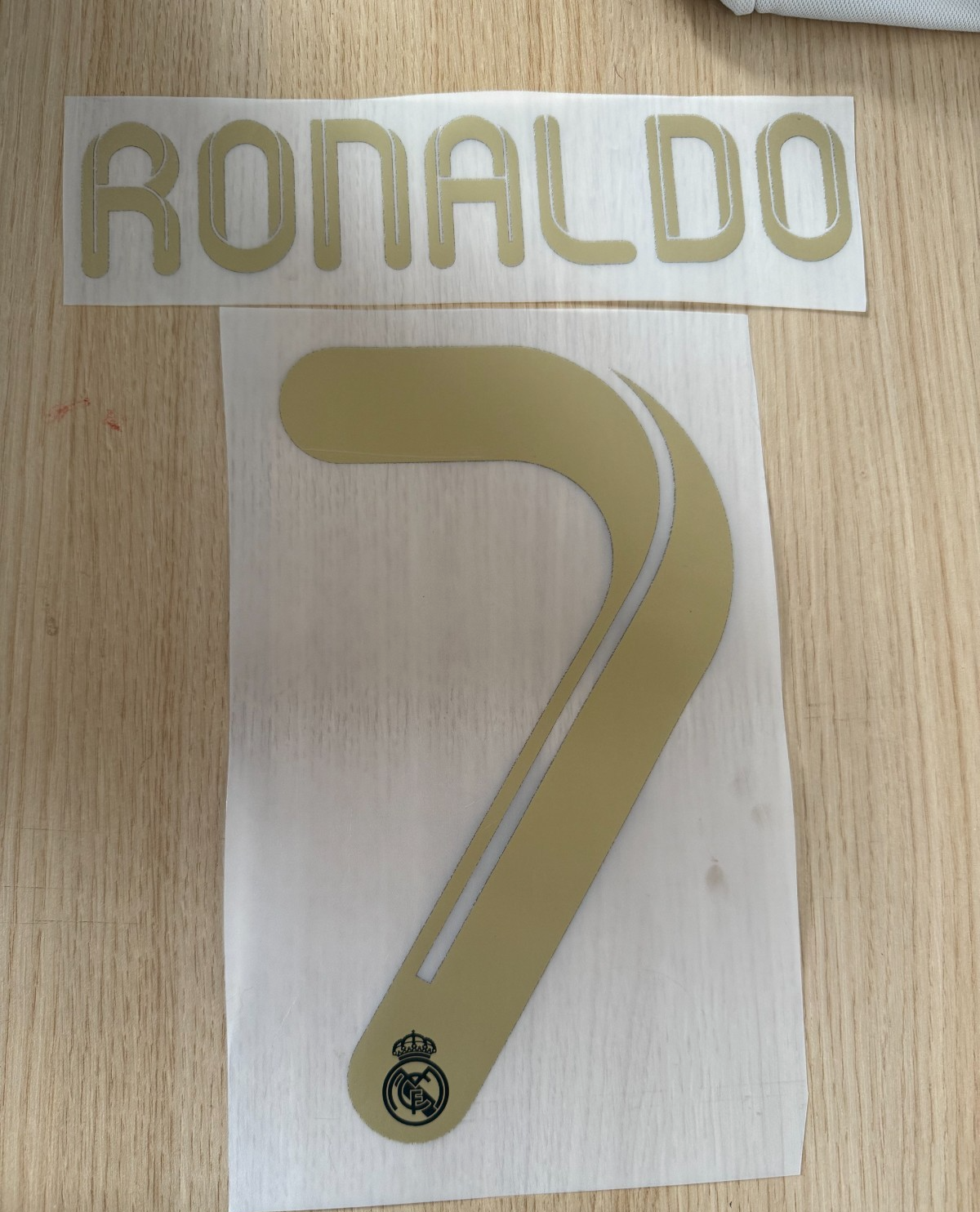 Ronaldo #7 2011-2012 Home Real Madrid Player Size Nameset UK stock