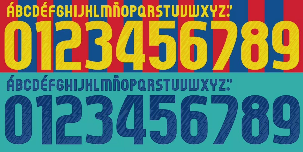 Choose Name Number Set For Barcelona La Liga 2010-2011 Home Away Football