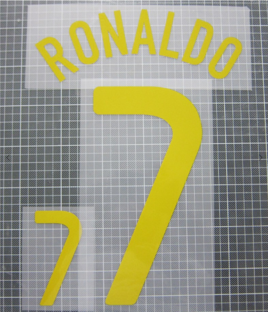 PORTUGAL EURO 2012 NAMESET Ronaldo 17 Home PLAYER SIZE
