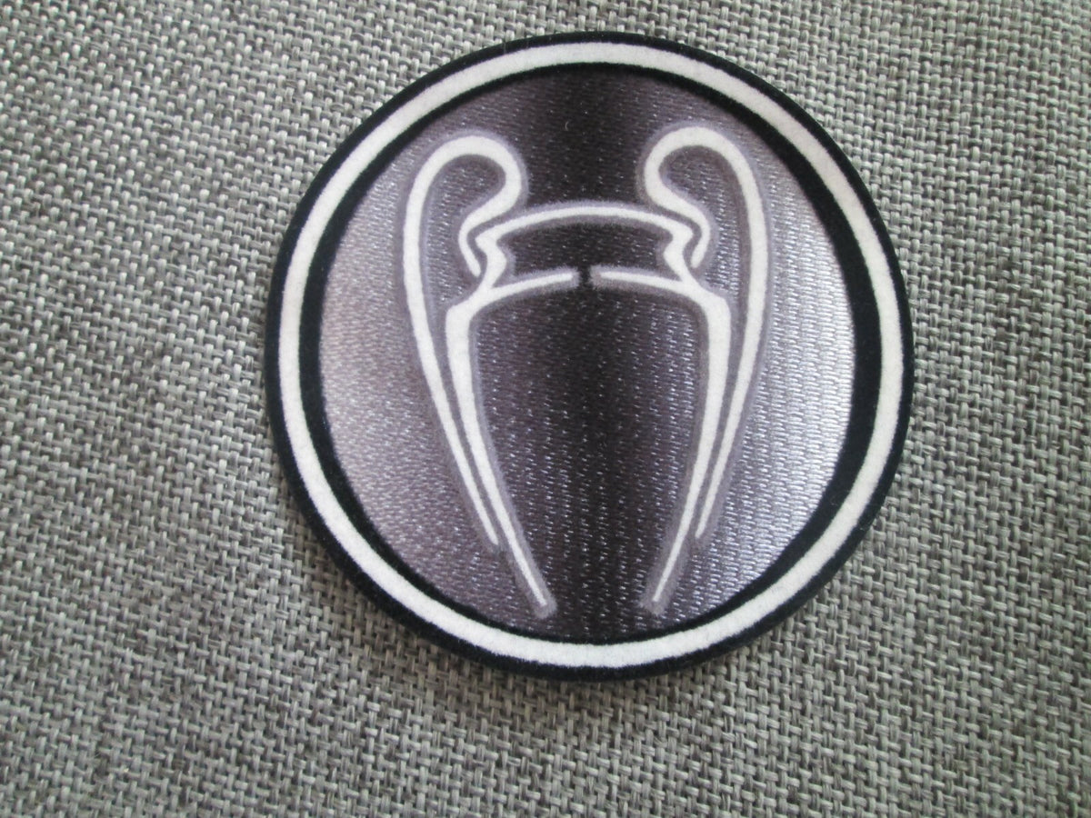 Champions League Trophy Winner 2022 2023 patch player size Iron On UK STOCK