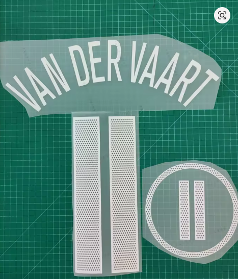 Van Der Vaart #11 Holland Euro 2004 Home Player Size Nameset Football netherland