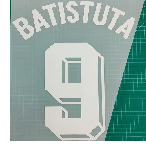 Batistuta #9 1997-1999 Fiorentina Home Player Size Nameset UK stock