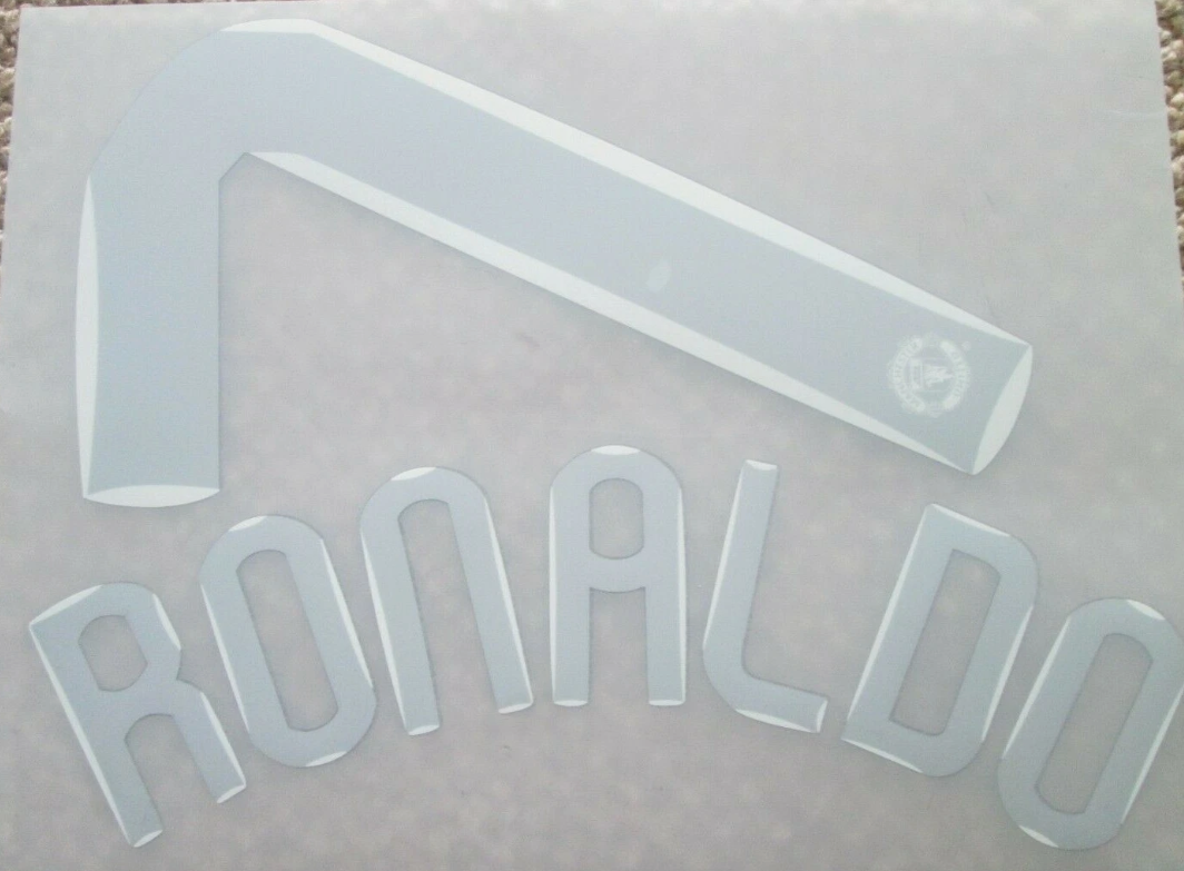 Ronaldo 7 2007-2008 Man Utd Champions League Player Size Nameset