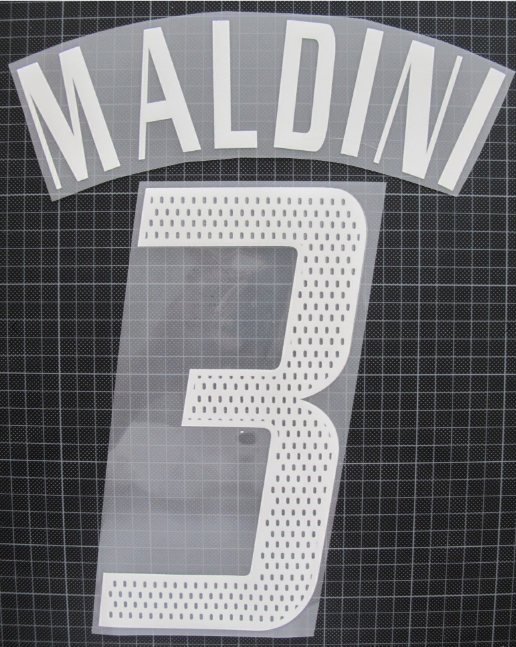 Maldini #3 2003-2004 Ac Milan Player Size Home Nameset