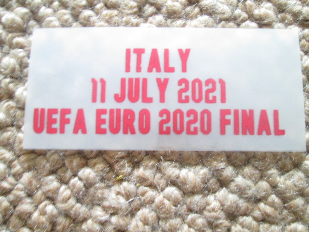 Euro 2020 21 Final Detail Patch England player size iron badge Italy UK STOCK