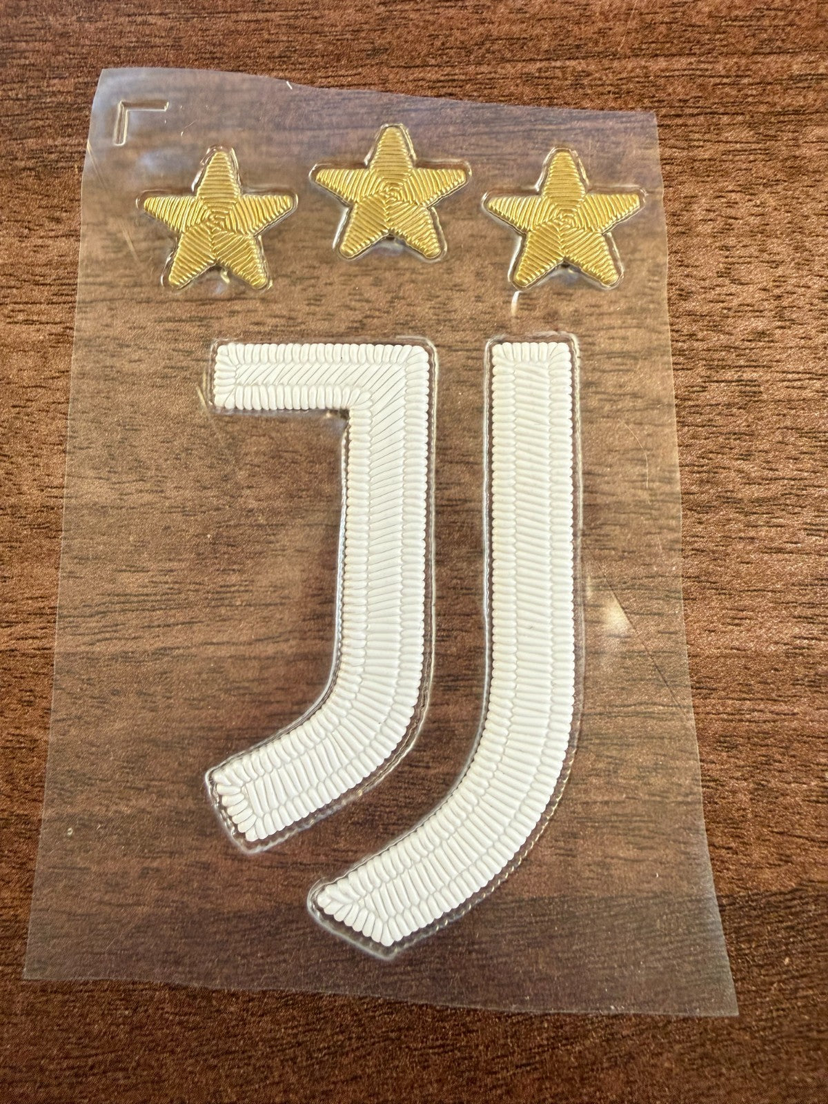 Serie A Scudetto Juventus white Silicon Iron On Patch Badge 85 x 50mm