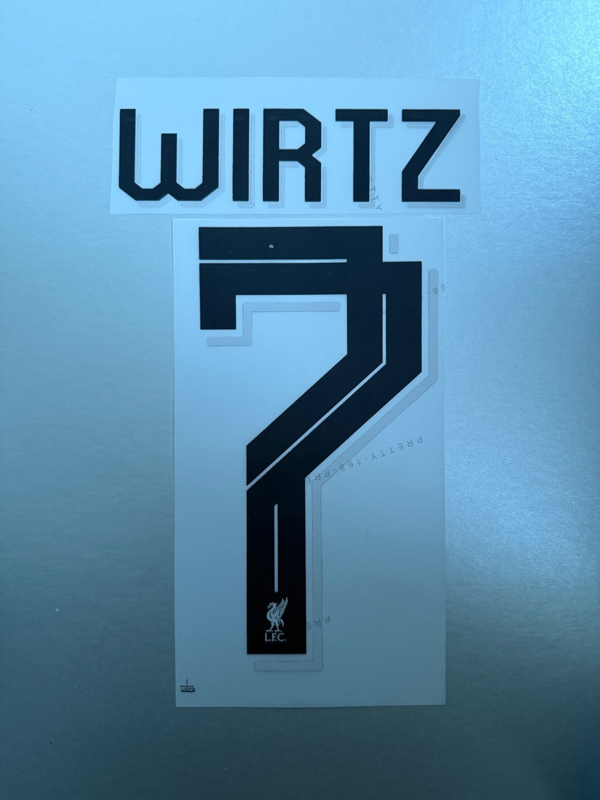 LIVERPOOL WIRTZ 7 2025-2026 AWAY PLAYER SIZE CL NAMESET